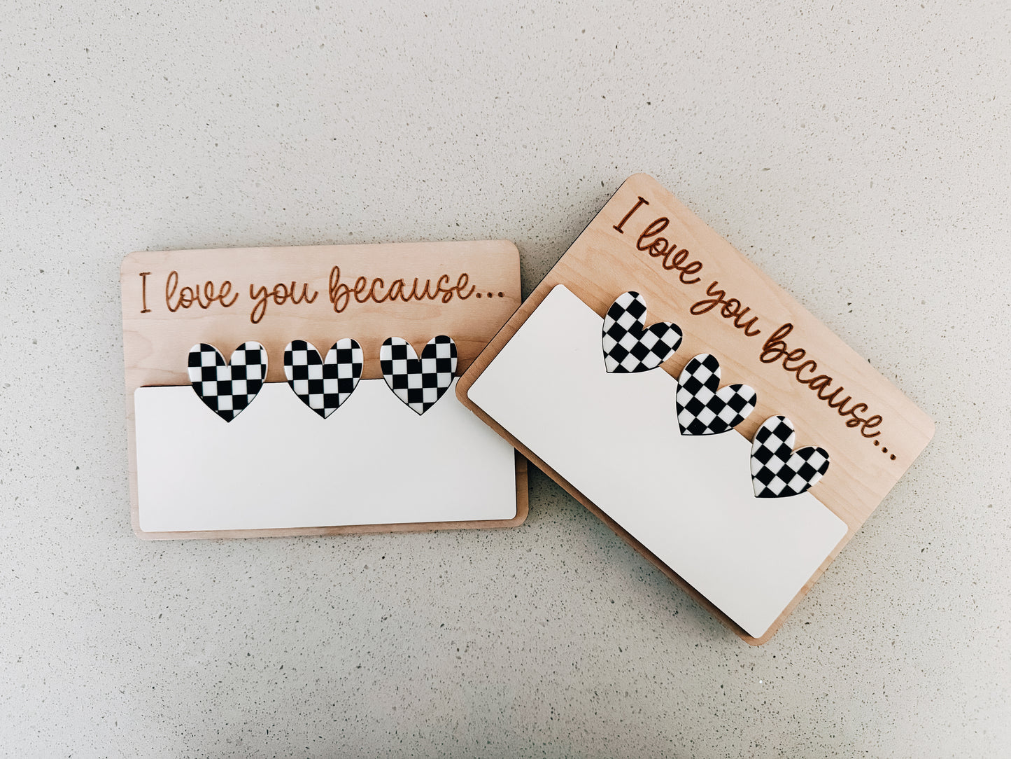 I Love You Because Magnet