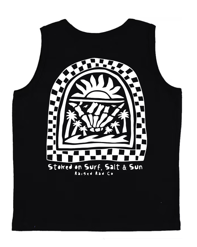 Surf Salt Sun Tank Top Black