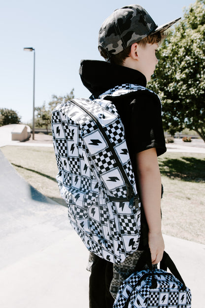 White Rugged Backpack
