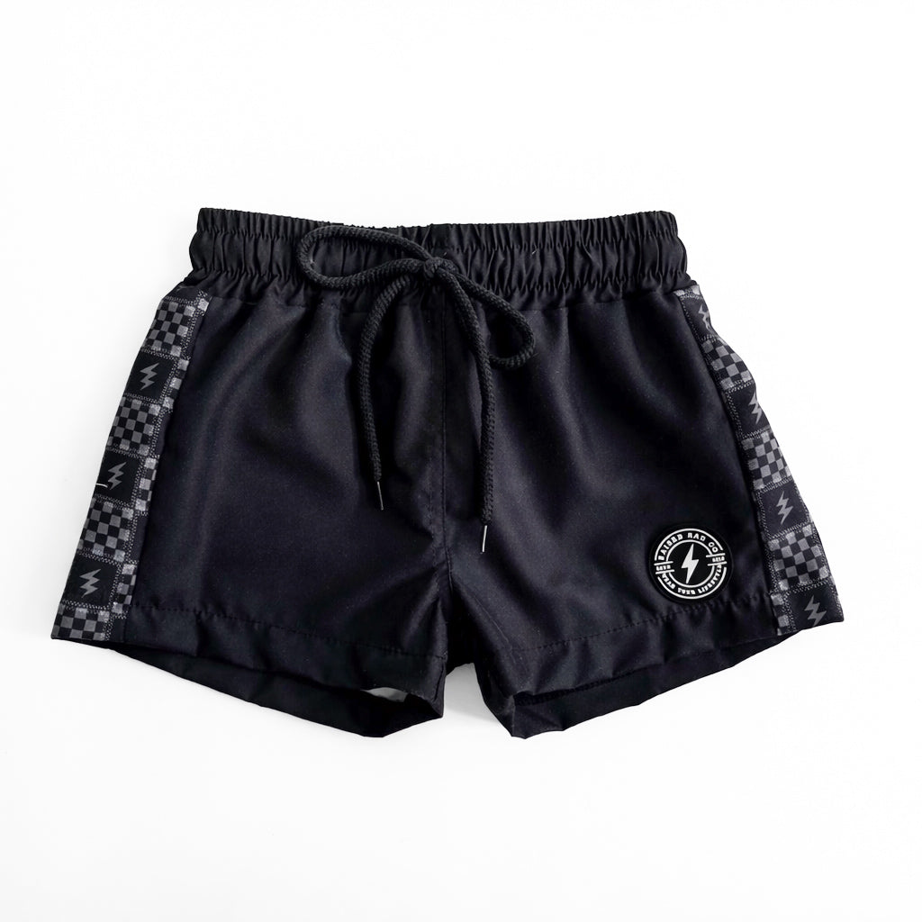 Blackout Bolt Hybrid Swim Shorts