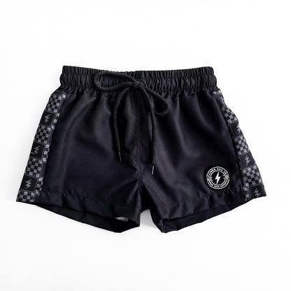 Blackout Bolt Hybrid Swim Shorts
