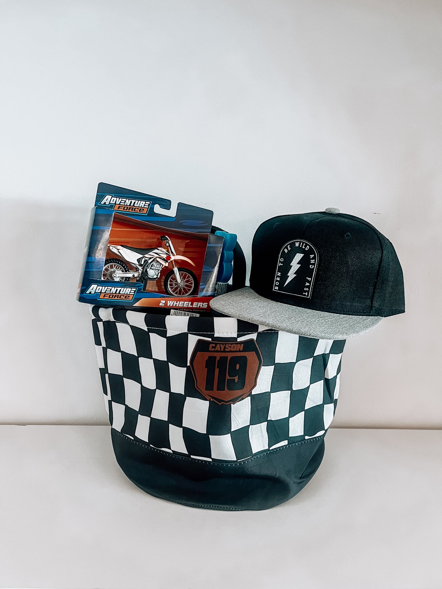 DIRTBIKE EASTER BASKET (PRE-ORDER ONLY)