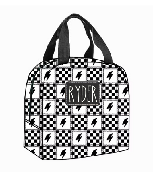 Personalized White Rugged Lunchbox