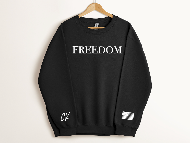 Freedom Charlie Kirk Tribute Adult Pullover