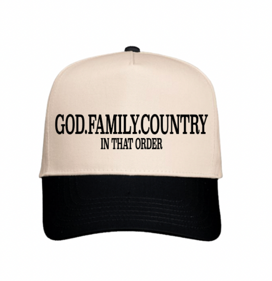 God Family Country Hat
