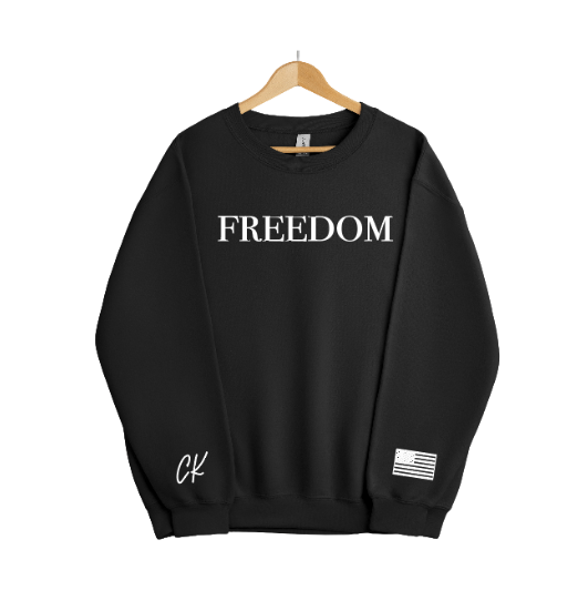 Freedom Charlie Kirk Tribute Adult Pullover