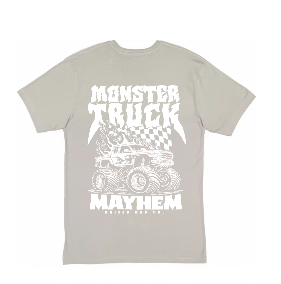 Monster Truck Mayhem Gray