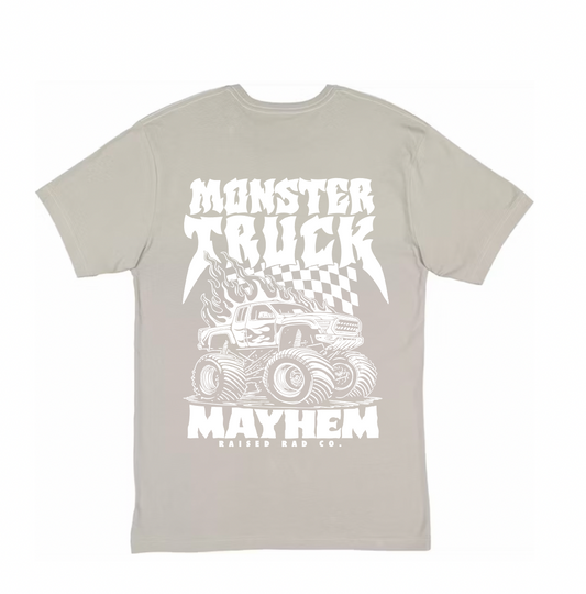 Monster Truck Mayhem Gray
