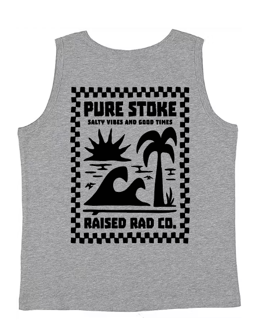 Pure Stoke Tank Top Gray