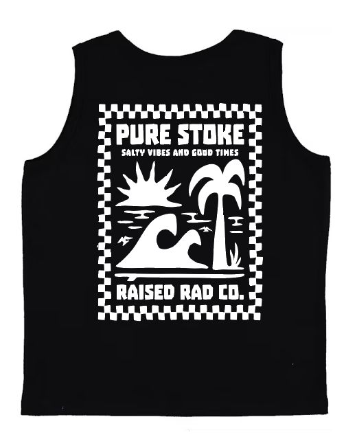Pure Stoke Tank Top Black